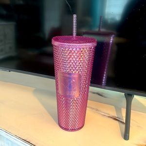 2021 Starbucks Disney 50th anniversary pink studded Iridescent 24oz tumbler